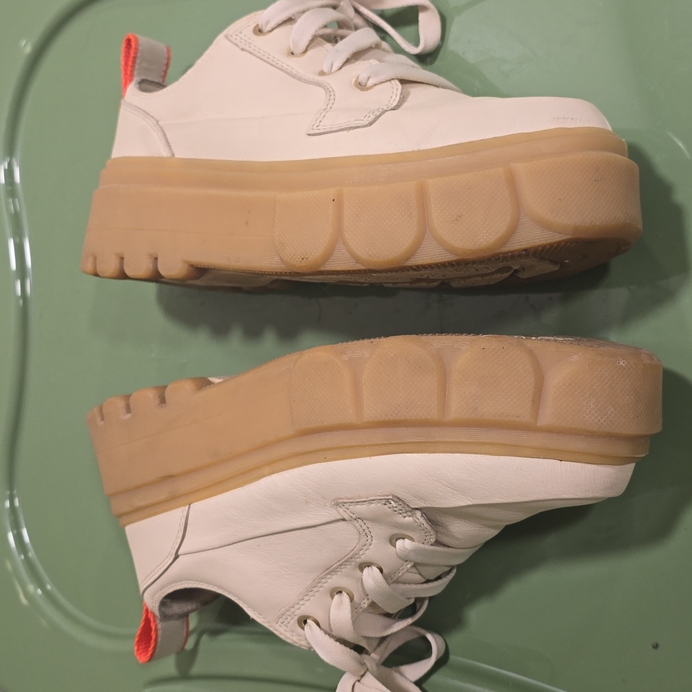 SOREL Cream Caribou X Sneakers Chunky Platform 8.5 - Picture 9 of 12